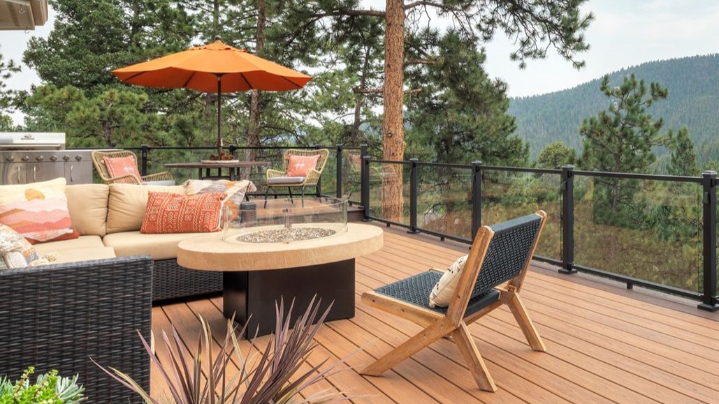 Composite wood patio furniture