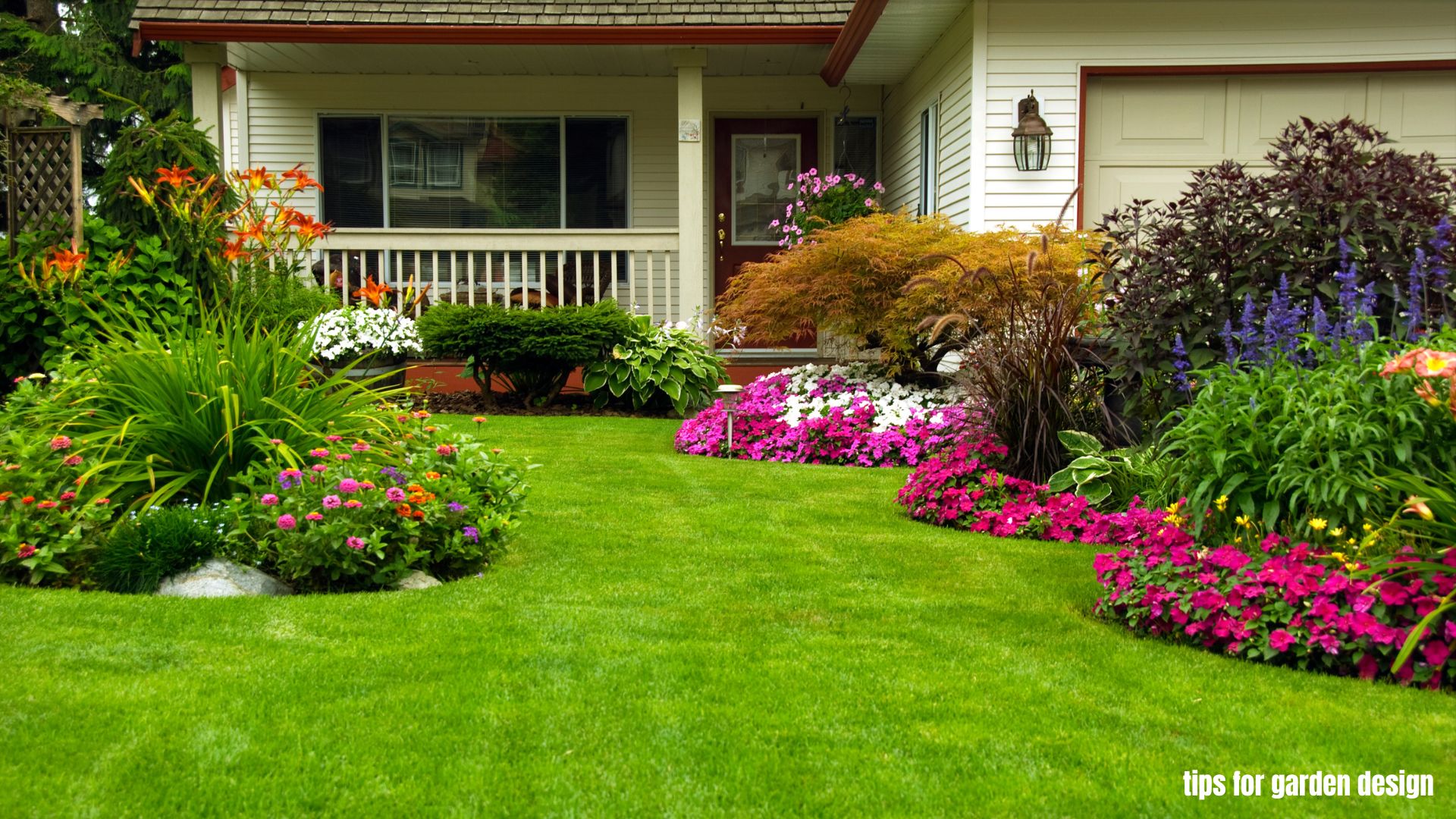 Optimized garden design and outdoor space